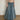 TIERED DENIM MAXI SKIRT COTTON BLEND FALL FASHION
