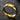TITANIUM RING SET WITH 18K GOLD PLATED AND SILVER FINISH