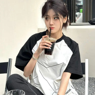 Tshirts Women Korean Style Oversize