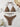 TURQUOISE HALTER BIKINI SET HIGH-STRETCH FABRIC TEXTURE