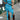 TURQUOISE RUFFLE BANDEAU MAXI DRESS WITH BROWN BELT AND BOOTS