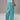 TURQUOISE SEQUIN HAREM WIDE LEG PANTS