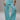 TURQUOISE SEQUIN HAREM WIDE LEG PANTS