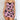 TWO-PIECE SET PINK FLORAL MINI SKIRT WITH LACE TRIM