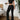 TWO PIECE SET WHITE SOLID COLOR CASUAL PANTS