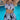 TWO-PIECE SWIMSUIT BLACK AND WHITE TIE-DYE WITH WHITE IRREGULAR PRINT