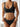 TWO-PIECE SWIMSUIT: WHITE KNIT WITH REMOVABLE PADDING