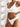 TWO-PIECE SWIMSUIT: WHITE KNIT WITH REMOVABLE PADDING