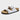 TWO-STRAP WHITE SANDALS WITH SILVER BUCKLES MONEY SANDALS