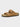 TWO-STRAP WHITE SANDALS WITH SILVER BUCKLES MONEY SANDALS