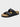 TWO-STRAP WHITE SANDALS WITH SILVER BUCKLES MONEY SANDALS