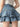 TWO-TIERED DENIM RUFFLE SKIRT WITH ENDLESS STYLING POSSIBILITIES - Sweetheart Supplies