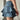 TWO-TIERED DENIM RUFFLE SKIRT WITH ENDLESS STYLING POSSIBILITIES
