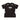 TWO-TONE CREW NECK TEE: PATTERNED LETTER PRINT, LOOSE FIT