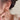 TWO-TONE HOOP EARRINGS MINIMALIST CLEAR ACRYLIC