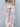 TWO-TONE PINK AND WHITE CARGO PANTS WITH PATCHWORK CORDUROY DESIGN