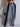 TWO-TONE WIDE-LEG JEANS WITH Y2K STYLE COTTON BLEND DESIGN