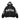 UNISEX HOODIE TYPOGRAFIK BLACK ZIP-UP WITH GOTHIC LETTERING
