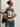 V-NECK COLLAR TOP WITH ALPHABET PRINTING FOR SPRING AND SUMMER