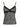 V-NECK COLLAR TOP WITH CONTRAST LACE AND STRIPED PRINTING