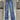 VINTAGE BLUE CARGO PANTS WITH MULTIPLE POCKETS FOR VERSATILE STYLING