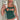 VINTAGE SUMMER CAMI GREEN MIAMI TANK TOP - 972 / S - Sweetheart Supplies