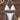 WHITE AND BLUE BIKINI SET WITH ELASTANE LINING TEXTURE
