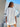 WHITE AND BLUE V-NECK SPORTS SHIRT FASHION DIGITAL