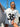 WHITE AND BLUE V-NECK SPORTS SHIRT FASHION DIGITAL