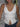 WHITE BUTTON-UP TANK TOP WITH ELEGANT V-NECK SLEEVELESS DESIGN