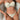 WHITE CHARM BIKINI SET SOLID COLOR FABRIC TEXTURE