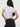 WHITE CROP TOP WITH CHERRY GRAPHIC - RETRO Y2K CROP TOP