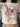 WHITE CROP TOP WITH RED BUTTERFLY GRAPHIC - CUTE Y2K FAIRY GRUNGE - L - Sweetheart Supplies