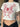 WHITE CROP TOP WITH RED BUTTERFLY GRAPHIC - CUTE Y2K FAIRY GRUNGE - M - Sweetheart Supplies