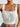 WHITE EYELET CROP TOP VINTAGE COQUETTE CROP - XL - Sweetheart Supplies