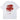 WHITE FACE T-SHIRT WITH RED GHOSTING FACE GRAPHIC