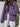 WHITE FLEECE ZIP-UP JACKET Y2K INSPIRED FASHION STATEMENT - Purple / M - Sweetheart Supplies