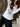 WHITE GRAPHIC LONG-SLEEVE SHIRT WITH VINTAGE PORTRAIT AND LOOSE FIT