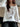 WHITE GRAPHIC LONG-SLEEVE SHIRT WITH VINTAGE PORTRAIT AND LOOSE FIT