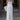 WHITE HALTER VEST AND MAXI SKIRT SET WITH CUTE SPLIT SKIRT DESIGN