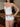 WHITE LINGERIE SET WITH ULTRA SHORT SHORTS FOR A FLIRTY LOOK