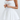 WHITE MINI DRESS WITH LACE TRIM COMFORTABLE CASUAL DRESS