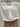 WHITE OPEN-KNIT SWEATER WITH TURTLENECK CASUAL VINTAGE LOOSE FIT