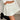 WHITE PLEATED MINI SKIRT KNIT VISCOSE