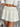 WHITE PLEATED MINI SKIRT KNIT VISCOSE