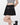 WHITE PLEATED MINI SKIRT WITH BELT