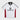 WHITE POLO SHIRT WITH BLACK COLLAR AND RED PANELS TRUST POLO OVERSIZED
