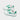 WHITE RETRO SNEAKERS WITH GREEN HEART AND STAR ACCENTS CLEAN WHITE