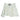 WHITE RUFFLED MINI SKIRT WITH DECORATIVE BUCKLE FOR WOMEN