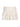 WHITE RUFFLED MINI SKIRT WITH SLIM FIT CRISSCROSS TIE - M - Sweetheart Supplies